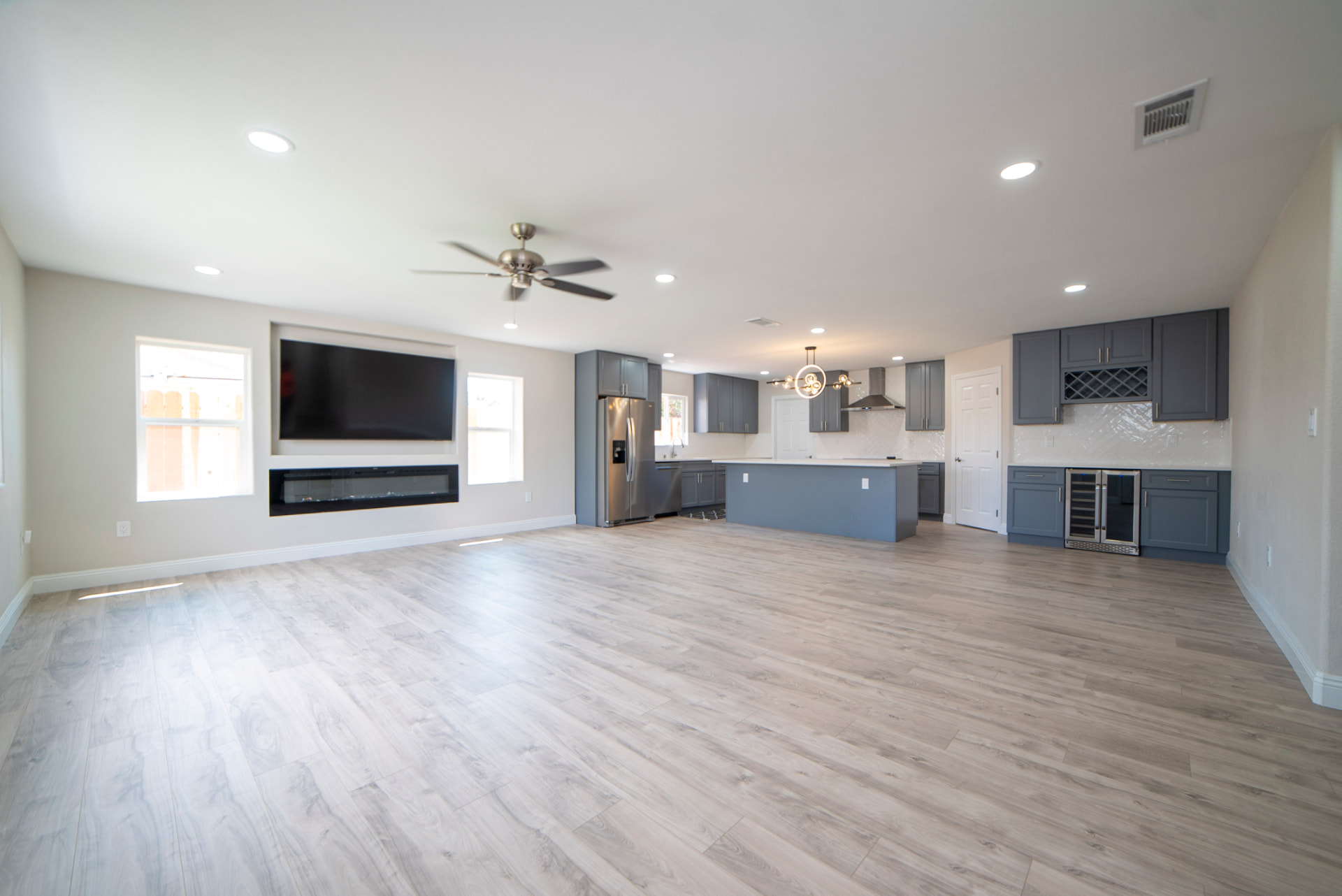 Sunrise Green — open great room